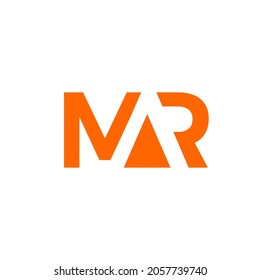 Letter MAR Logo Identity. Initials RAM Simple and modern flat Logo for Brand Identity