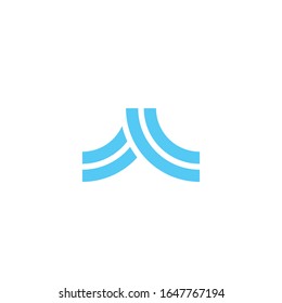 Letter mark "A" Logo Template Vector Illustration