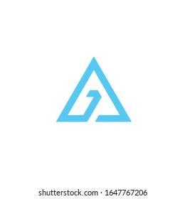 Letter mark "A" Logo Template Vector Illustration