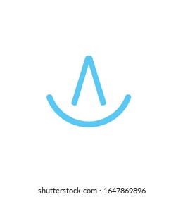Letter mark "A" Logo Template Vector Illustration
