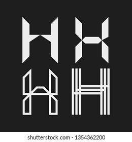 Letter Mark H Logo