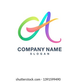 Letter mark A Logo Design