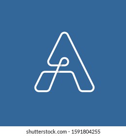 A letter mark logo modern