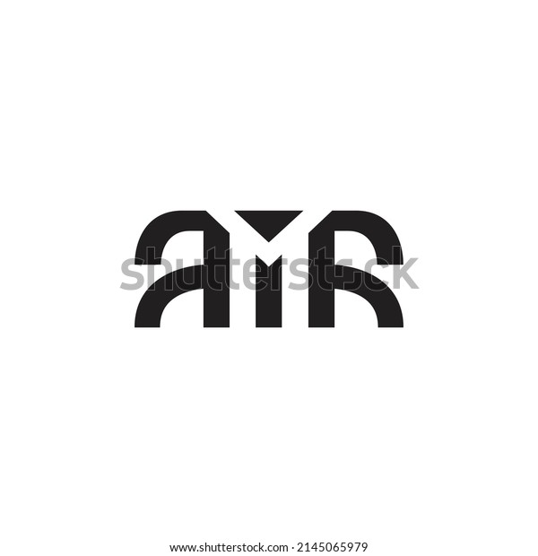 Letter mark RMR logo design template-free vector\
format file eps.