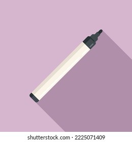 Letter Marker Icon Flat Vector. Tool Ink. Writing Graphic