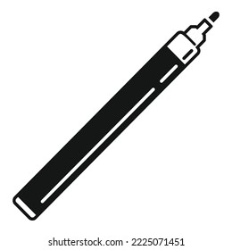 Letter Marker Icon Simple Vector. Tool Ink. Writing Graphic