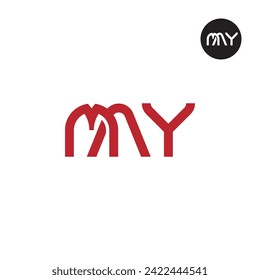 Letter MAY Monogram Logo Design