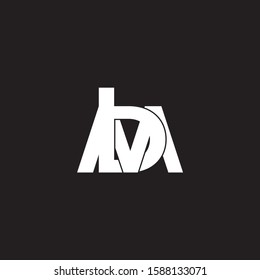 letter mb 3d flat geometric logo vector