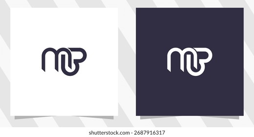 Letter mb bm Logo Design