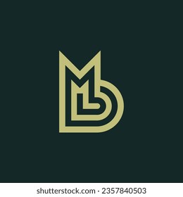 Letter MB or LM logo