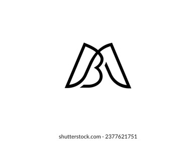 Letter MB Logo Design Vector 