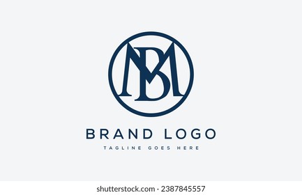 letter MB logo design vector template design for brand.
