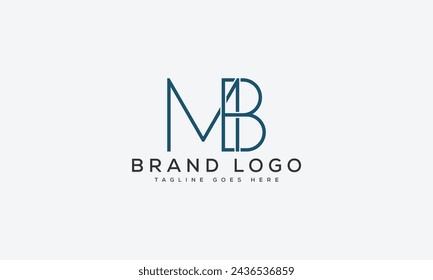 letter MB logo design vector template design for brand.