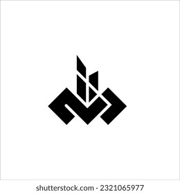 Letter MB Logo Initial Illustration for tshirt design,Typography,Graffiti, poster, on white background