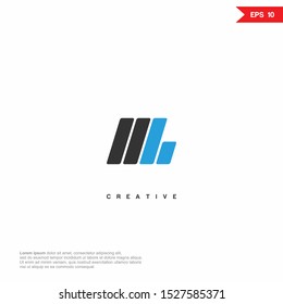 Letter MB modern Logo icon monogram design. Vector graphic design template element.