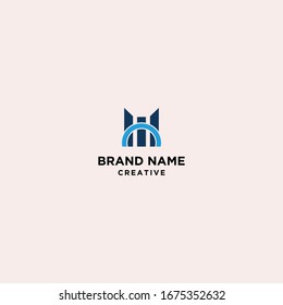 Letter MC Abstract logo template design in Vector illustration 