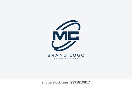 Buchstabe MC Logo Design Vektordesign für Marke.