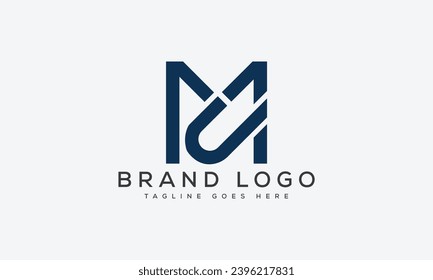 letter MC logo design vector template design for brand.