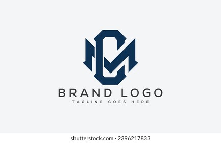 Buchstabe MC Logo Design Vektordesign für Marke.