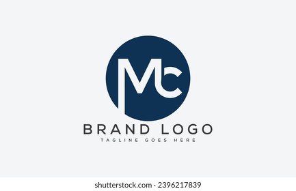 letter MC logo design vector template design for brand.
