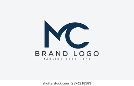 Buchstabe MC Logo Design Vektordesign für Marke.