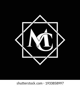Letter MC luxury logo design vector