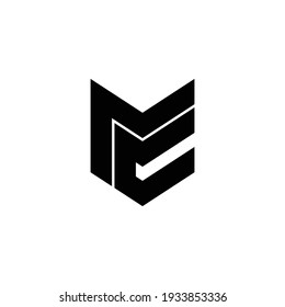 Letter MC modern logo design vector
