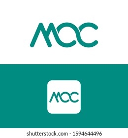 Letter MCC Logo Icon Vector Template