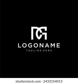 letter MCG or MGC logo concept vector icon