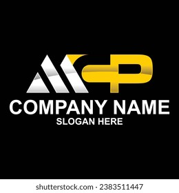 letter MCP MP MC logo design