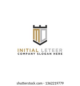 Letter MD Initial icon / logo design Monogram inspiration. - vector