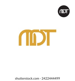 Letter MDT Monogram Logo Design