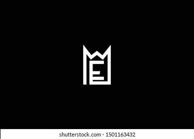 Letter ME EM House And Building Logo Design. M E Initial Based Real Estate Business Icon Template