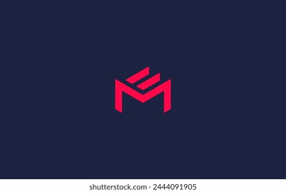 letter me or em logo icon design vector design template inspiration