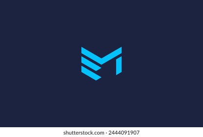 letter me or em logo icon design vector design template inspiration