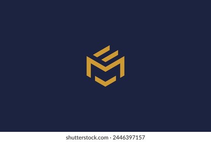 letter me or em logo icon design vector design template inspiration