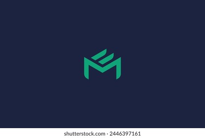 letter me or em logo icon design vector design template inspiration