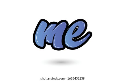 Letter ME EM luxury logo template element.
