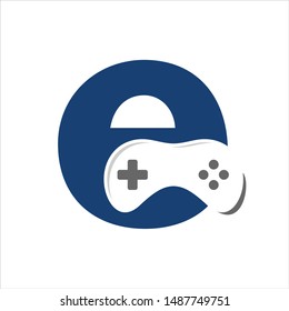 Letter ME joy stick logo.