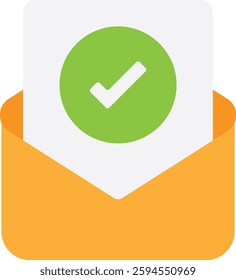 Letter Message Mail Icon Vector Flat Illustration