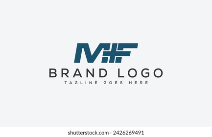 Diseño de la plantilla del vector del diseño del logotipo de la letra MF para la marca.