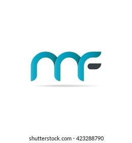 Letter MF RRF RNF NRF Logo Icon Design Template Elements