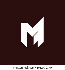 Einfacher Logo-Design von Letter MF