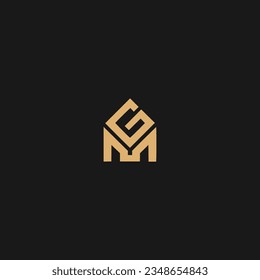 letter MG art logo vector graphic symbol icon illustration creative idea,
