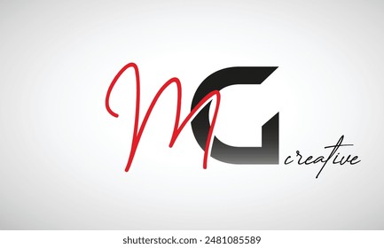 Letter MG Creative Clean Logo Design
