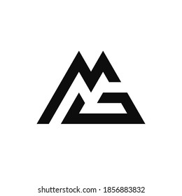 Letter MG initial logo template