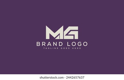 letter MG logo design vector template design for brand.