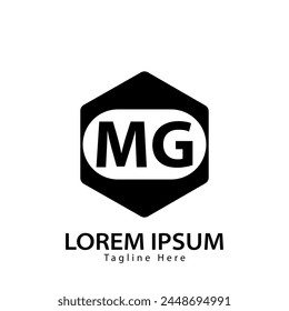 letter MG logo. MG. MG logo design vector illustration for creative company, business, industry
