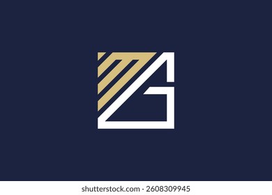  letter mg logo icon vector design template concept