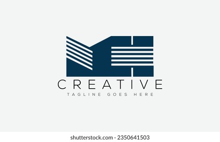 Letter MH logo design template vector illustration.